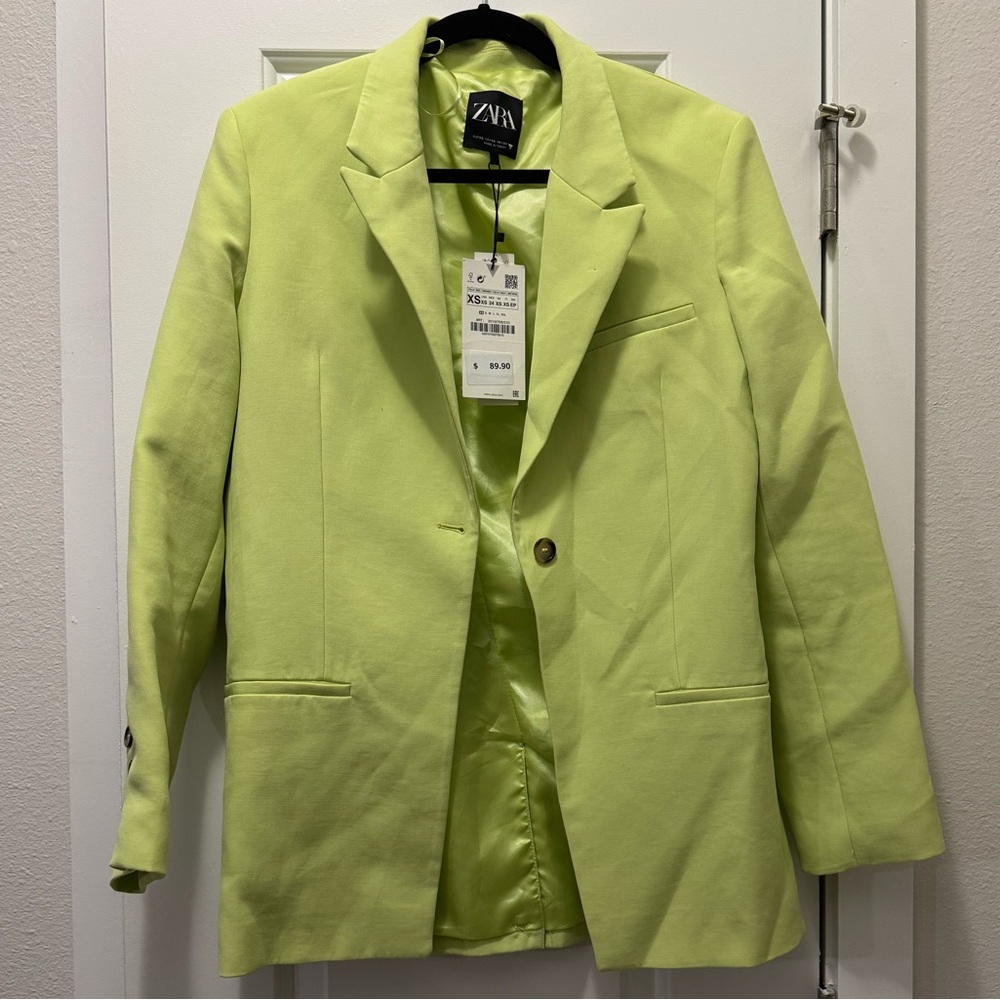 Zara Women's Lime Blazer
